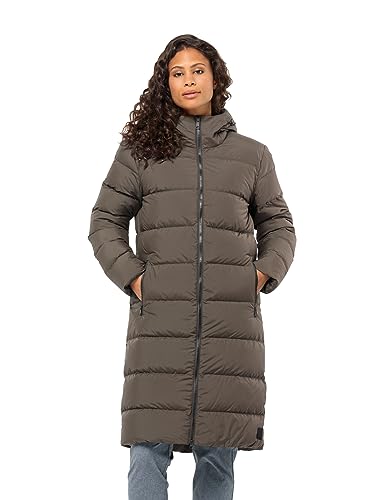 Jack Wolfskin Damen Frozen Palace Coat W Daunenparka, Cold Coffee, XL von Jack Wolfskin