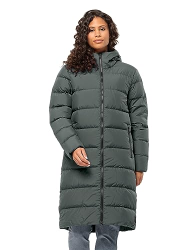 Jack Wolfskin Damen Frozen Palace Coat W Daunenparka, Slate Green, S von Jack Wolfskin