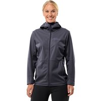 Jack Wolfskin Feldberg Hoody Women Softshelljacke Damen XS graphite Graphite von Jack Wolfskin