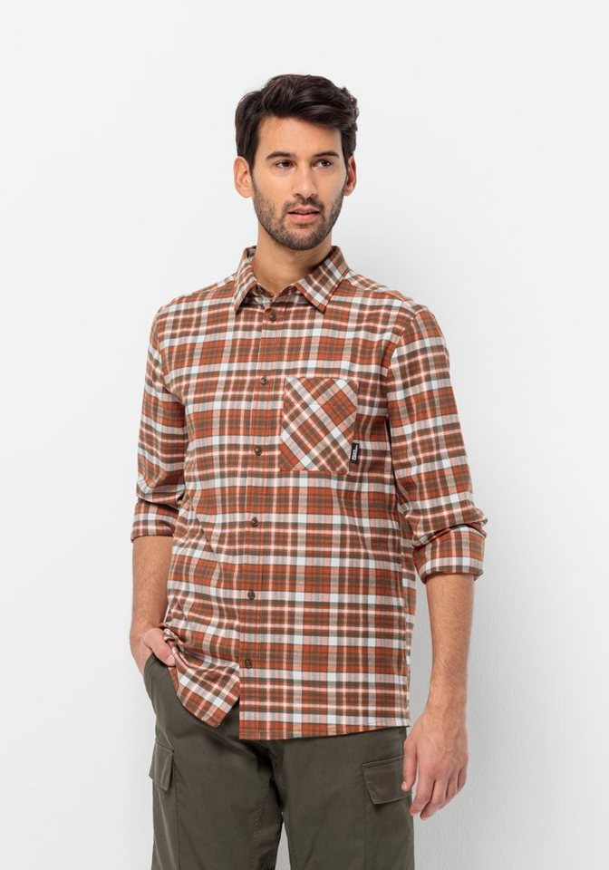 Jack Wolfskin Flanellhemd BERGWEG SHIRT M von Jack Wolfskin