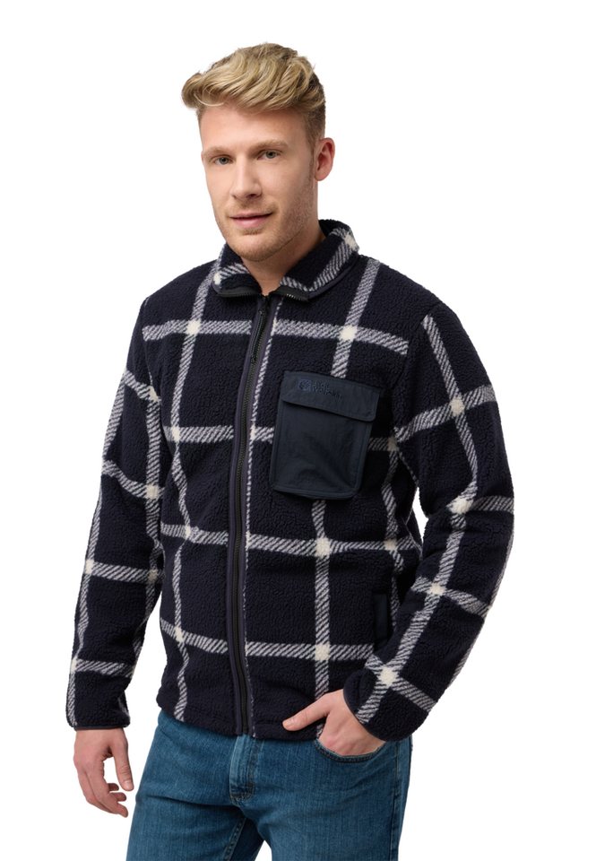 Jack Wolfskin Fleecejacke FELSLICHT CHECK JACKET von Jack Wolfskin