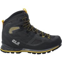 Jack Wolfskin Force Crest Texapore Mid Men Wasserdichte Trekkingschuhe Herren 46 black / burly yellow xt Black / Burly Yellow Xt von Jack Wolfskin