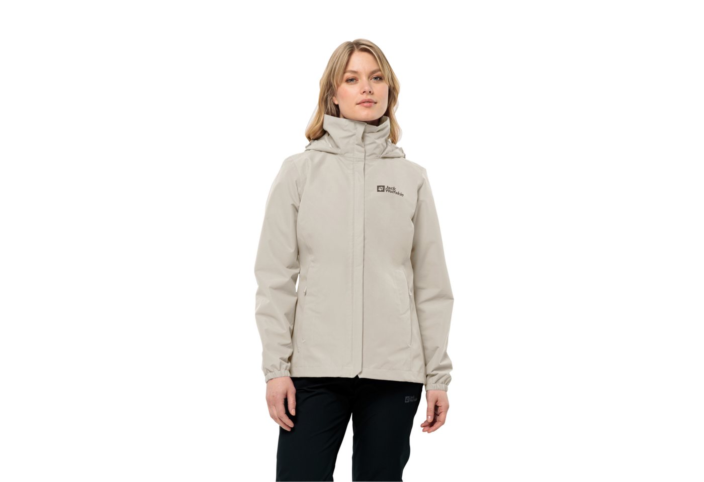 Jack Wolfskin Funktionsjacke STORMY POINT 2L JKT W mit verstaubarer Kapuze von Jack Wolfskin