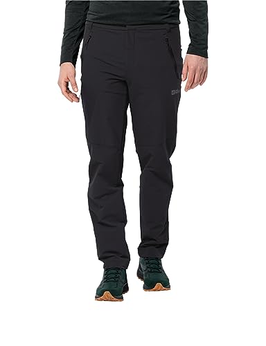 Jack Wolfskin Herren GLASTAL Winter Pants M Wanderhose, Black, 48S von Jack Wolfskin