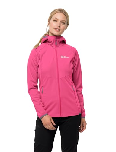 Jack Wolfskin Damen GO Hike Softshell W Softshelljacke, cameopink, XS von Jack Wolfskin