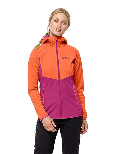 Jack Wolfskin Damen Go Hike W Softshelljacke, New Magenta, S EU von Jack Wolfskin