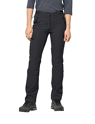 Jack Wolfskin Damen Geigelstein Pants Wanderhose, Schwarz, 46L EU von Jack Wolfskin