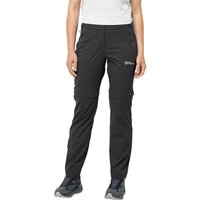 Jack Wolfskin Glastal Zip Away Pants Women Softshell-Wanderhose Damen 42S  black von Jack Wolfskin