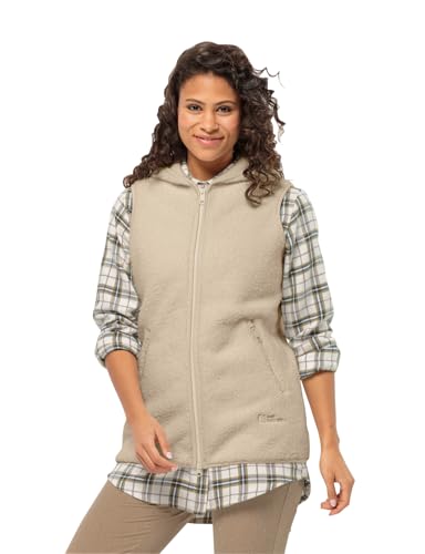 Jack Wolfskin Damen High Curl Long Vest Weste, Anis, L EU Jack Wolfskin Damen High Curl Long Vest Weste, Anis, L EU von Jack Wolfskin