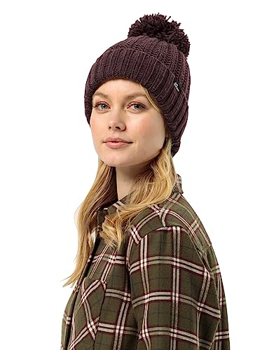 Jack Wolfskin Damen HIGHLOFT Knit W Beanie-Mütze, Boysenberry, S Jack Wolfskin Damen HIGHLOFT Knit W Beanie-Mütze, Boysenberry, S von Jack Wolfskin