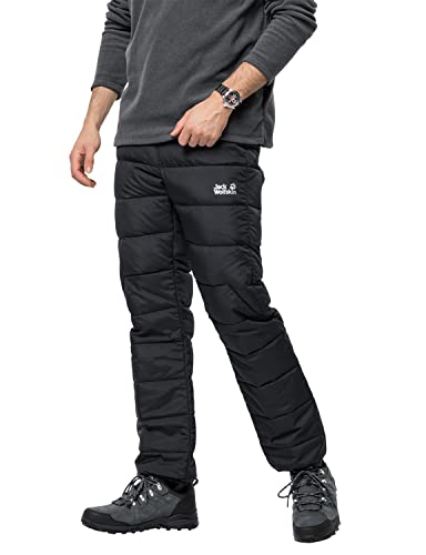 Jack Wolfskin Herren Atmosphere bukser mænd Warme Daunenhose, Schwarz, S EU von Jack Wolfskin