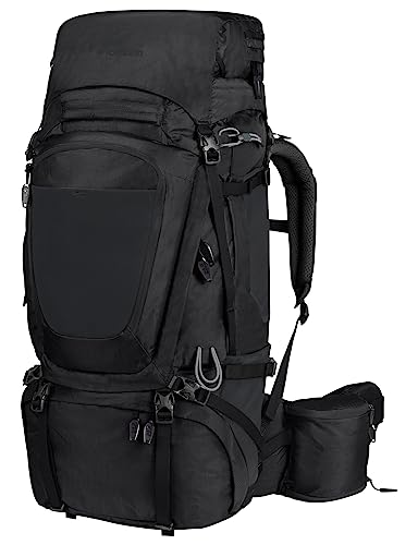 Jack Wolfskin Herren Denali 65+10 Men Backpack, Black, ONE Size von Jack Wolfskin