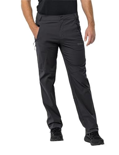 Jack Wolfskin Herren Glastal Pants M Wanderhose, Schwarz, 48 EU von Jack Wolfskin