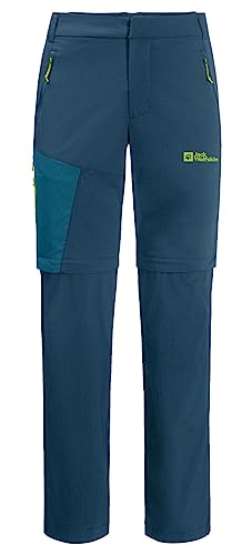 Jack Wolfskin Herren Glastal Zip Away Pants M Wanderhose, Dark Sea, 50 EU von Jack Wolfskin