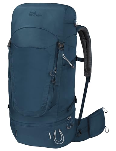 Jack Wolfskin Herren Highland Trail 55+5 Men Backpack, Dark sea, ONE Size Jack Wolfskin Herren Highland Trail 55+5 Men Backpack, Dark sea, ONE Size von Jack Wolfskin