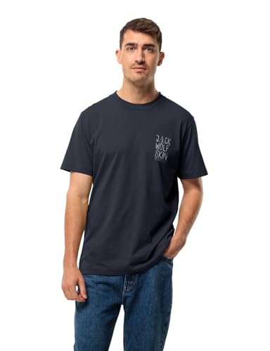 Jack Wolfskin Herren Jack Tent T M T-Shirt, Night Blue, L von Jack Wolfskin