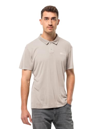 Jack Wolfskin Herren PIKEH Polo M T-Shirt, sea Shell, S Jack Wolfskin Herren PIKEH Polo M T-Shirt, sea Shell, S von Jack Wolfskin