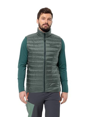 Jack Wolfskin Herren PILVI DOWN Vest M Weste, Hedge Green, M Jack Wolfskin Herren PILVI DOWN Vest M Weste, Hedge Green, M von Jack Wolfskin