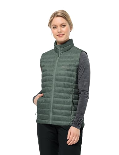 Jack Wolfskin Herren PILVI DOWN Vest W Weste, Hedge Green, XL von Jack Wolfskin