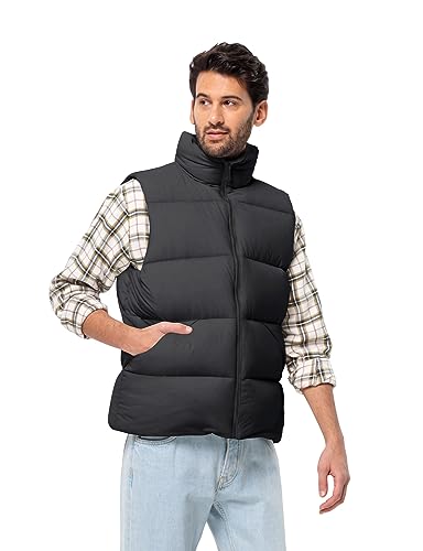 Jack Wolfskin Herren ROEMERTOR Vest M Daunenweste, Phantom, XL von Jack Wolfskin