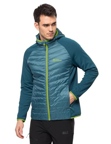 Jack Wolfskin Herren Routeburn Pro Hybrid M Fleecejacke, blue daze, M EU von Jack Wolfskin