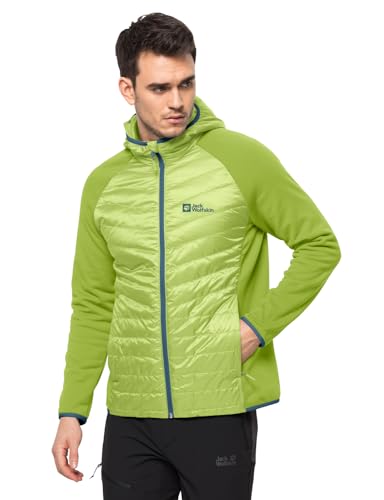 Jack Wolfskin Herren Routeburn Pro Hybrid M Fleecejacke, fresh green, XL EU von Jack Wolfskin