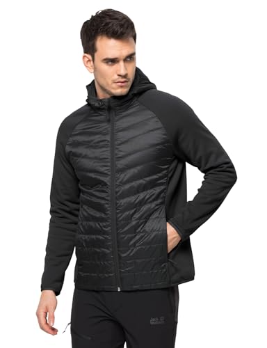 Jack Wolfskin Herren Routeburn Pro Hybrid M Jacket, Schwarz, XL EU von Jack Wolfskin