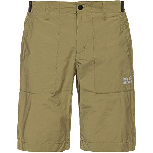 Jack Wolfskin Herren Tanami Shorts, Khaki, 50, 1505901 von Jack Wolfskin