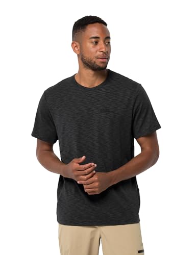 Jack Wolfskin Herren Travel M T Shirt Shortsleeve, Schwarz, XL EU Jack Wolfskin Herren Travel M T Shirt Shortsleeve, Schwarz, XL EU von Jack Wolfskin