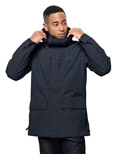 Jack Wolfskin Herren West Coast Jacket Wetterschutzjacke, night blue, L von Jack Wolfskin