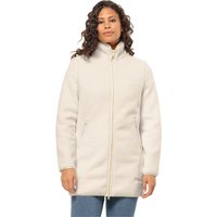 Jack Wolfskin High Curl Coat Women Fleecemantel Damen L beige panna cotta von Jack Wolfskin