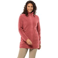 Jack Wolfskin High Curl Coat Women Fleecemantel Damen L red red coral von Jack Wolfskin