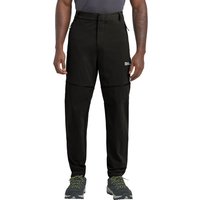 Jack Wolfskin Hikeout Zip Away Pants Men Zip-Off Hose Herren 54S black black von Jack Wolfskin