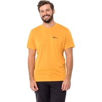 Jack Wolfskin Hiking S/S T-Shirt Men Funktionsshirt Herren M orange orange pop von Jack Wolfskin