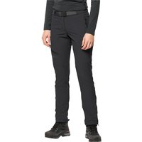 Jack Wolfskin Holdsteig Pants Women Softshell-Wanderhose Damen 38 black black von Jack Wolfskin