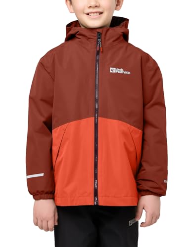 Jack Wolfskin Unisex Kinder Iceland 3in1, Intense Rust, 164 EU Jack Wolfskin Unisex Kinder Iceland 3in1, Intense Rust, 164 EU von Jack Wolfskin