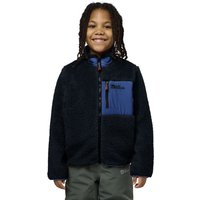 Jack Wolfskin Ice Curl Jacket Kids Fleecejacke Kinder 116 night blue/night blue night blue/night blue von Jack Wolfskin