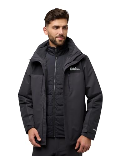 Jack Wolfskin Herren Jasper 3in1 Jkt M, Phantom, L EU Jack Wolfskin Herren Jasper 3in1 Jkt M, Phantom, L EU von Jack Wolfskin