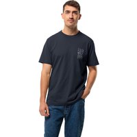 Jack Wolfskin Jack Tent T-Shirt Men Herren T-shirt aus Bio-Baumwolle L blue night blue von Jack Wolfskin