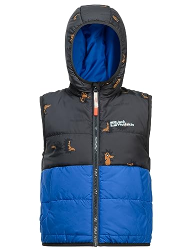 Jack Wolfskin Jungen GLEELY INS Hooded Vest K Weste, Nordic Sky, 140 cm von Jack Wolfskin