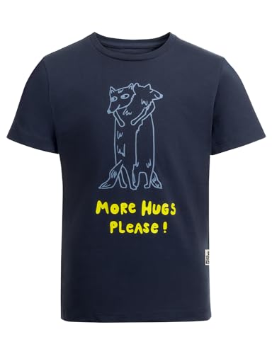 Jack Wolfskin Jungen More HUGS T K T-Shirt, Night Blue, 164 cm von Jack Wolfskin