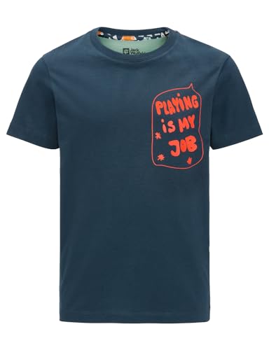Jack Wolfskin Jungen Villi T K T-Shirt Shortsleeve, Dark sea, 92 Jack Wolfskin Jungen Villi T K T-Shirt Shortsleeve, Dark sea, 92 von Jack Wolfskin