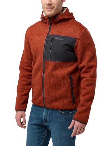 Jack Wolfskin Herren Kaminfeuer Hooded Jkt M, Intense Rust, XL EU von Jack Wolfskin