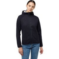 Jack Wolfskin Kaminfeuer Hooded Jacket Women Fleecejacke mit Kapuze Damen S blue dark navy von Jack Wolfskin