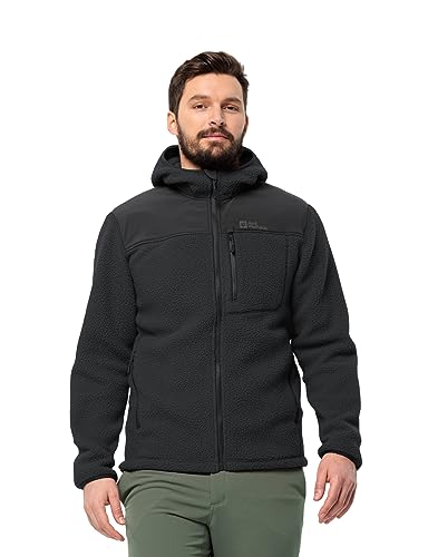 Jack Wolfskin Herren Kammweg Pile Fz M Fleece-Jacke, Phantom, M von Jack Wolfskin