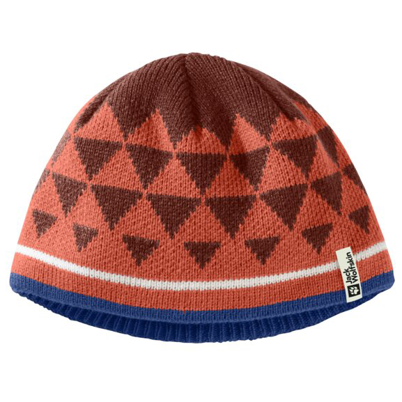 Jack Wolfskin - Kid's Actamic Beanie - Mütze Gr M;S blau;rot von Jack Wolfskin