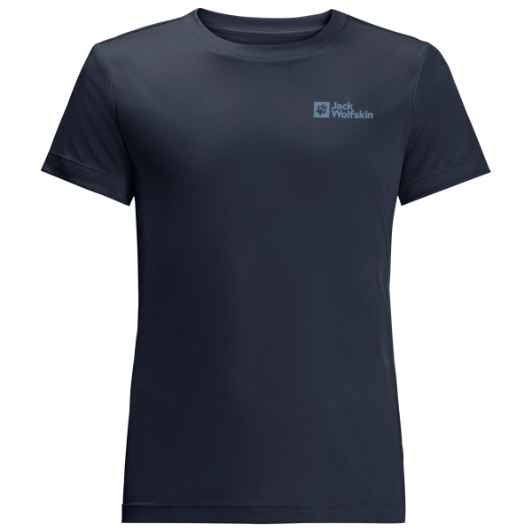 Jack Wolfskin - Kid's Active Solid T - T-Shirt Gr 116;128;140 blau;grau;lila von Jack Wolfskin