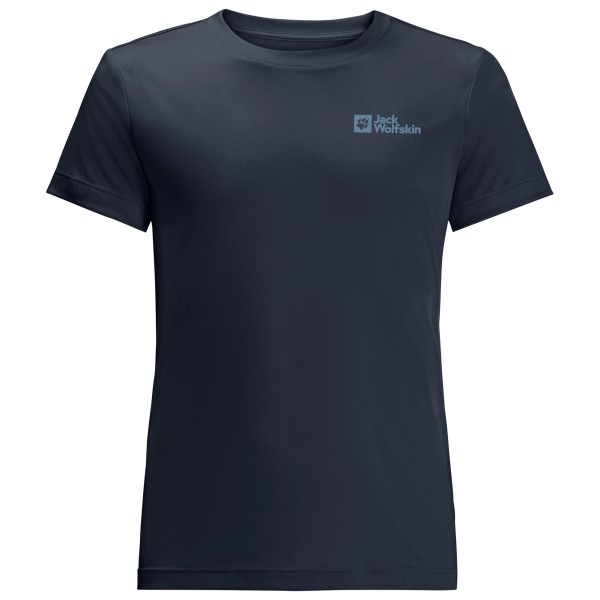 Jack Wolfskin - Kid's Active Solid T - T-Shirt Gr 140 blau von Jack Wolfskin