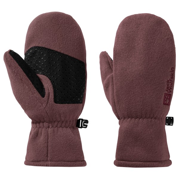 Jack Wolfskin - Kid's Fleece Mitten - Handschuhe Gr 116 braun von Jack Wolfskin