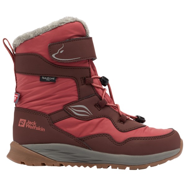 Jack Wolfskin - Kid's Polar Bear-G Texapore High VC - Winterschuhe Gr 26 braun/rot von Jack Wolfskin